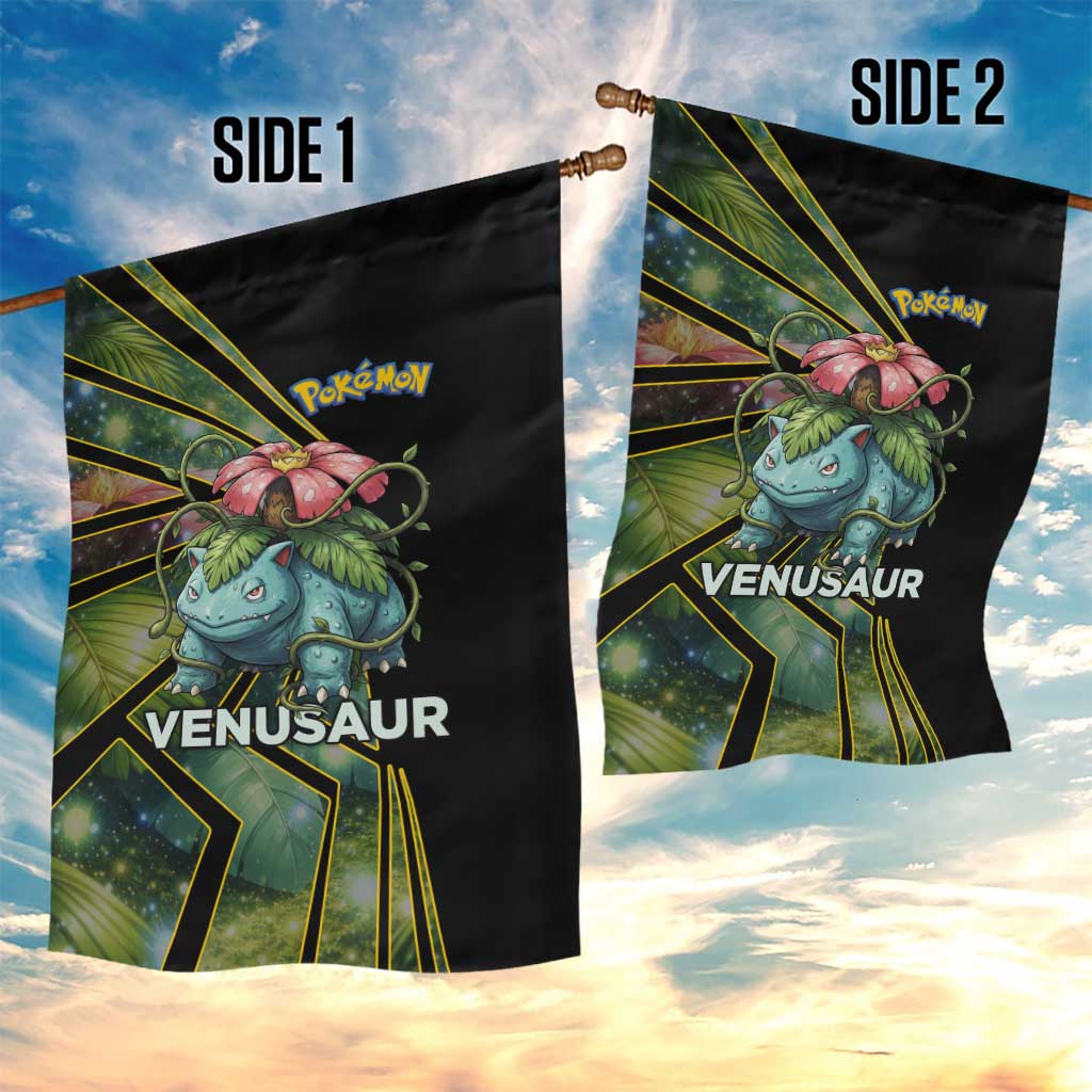 Venusaur Poké Garden Flag Jungle Flora Comic Style