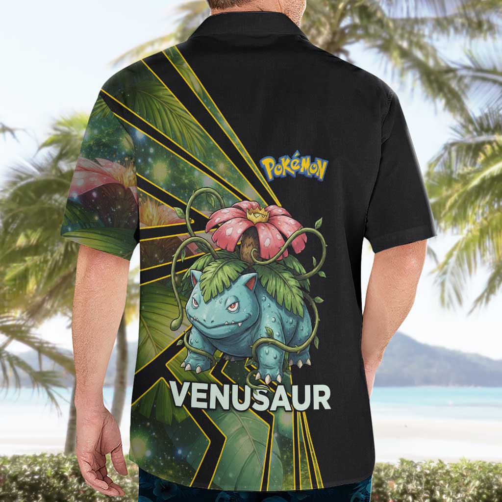 Venusaur Poké Hawaiian Shirt Jungle Flora Comic Style