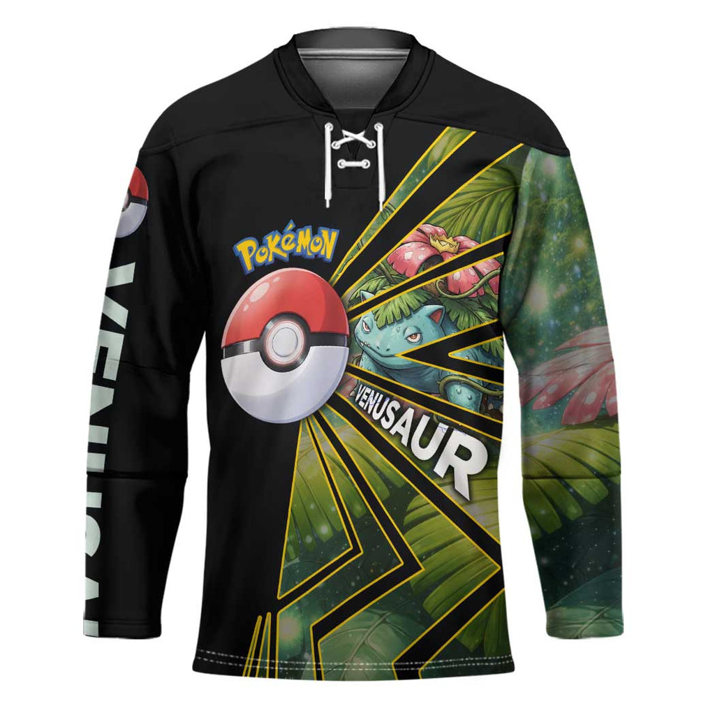 Venusaur Poké Hockey Jersey Jungle Flora Comic Style