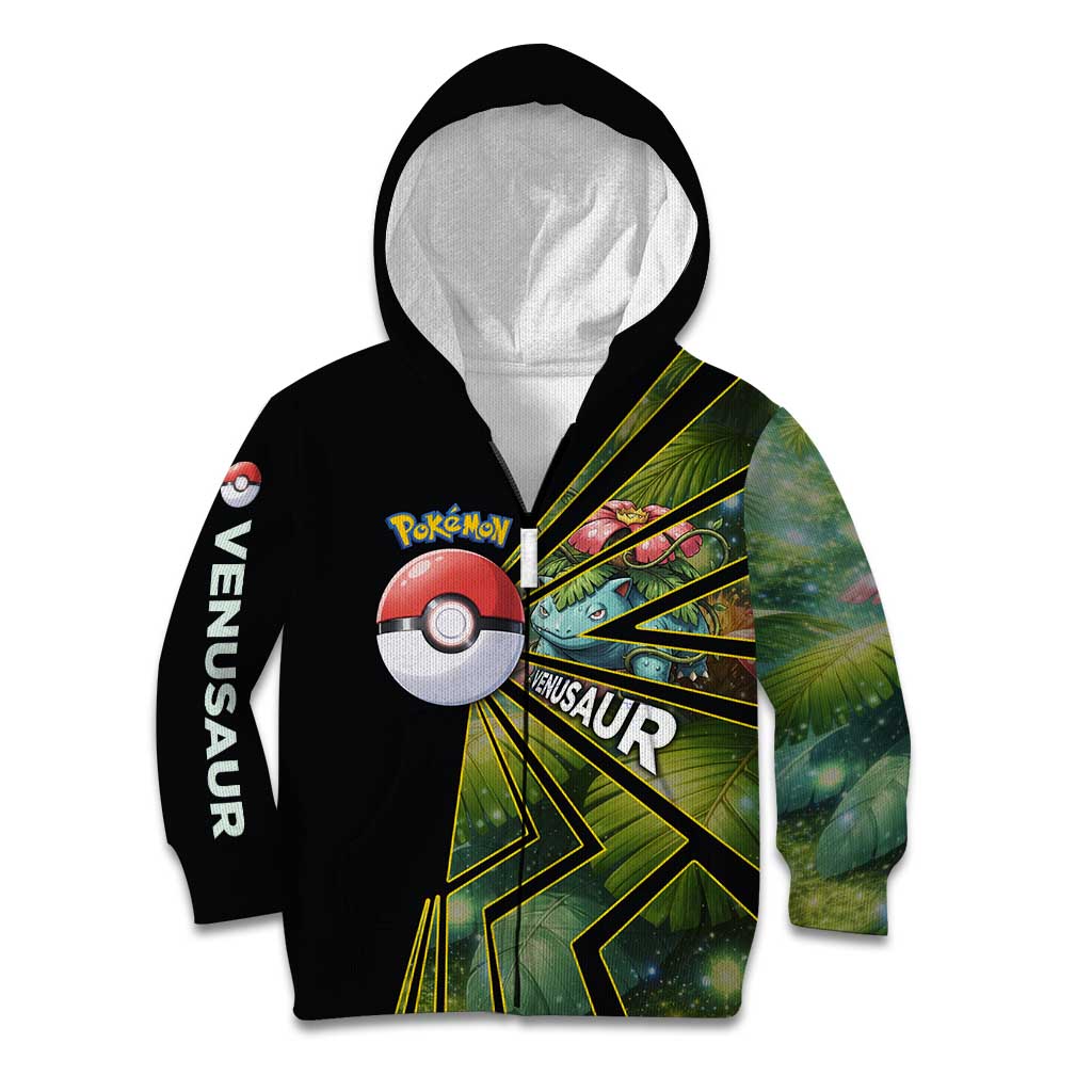 Venusaur Poké Kid Hoodie Jungle Flora Comic Style
