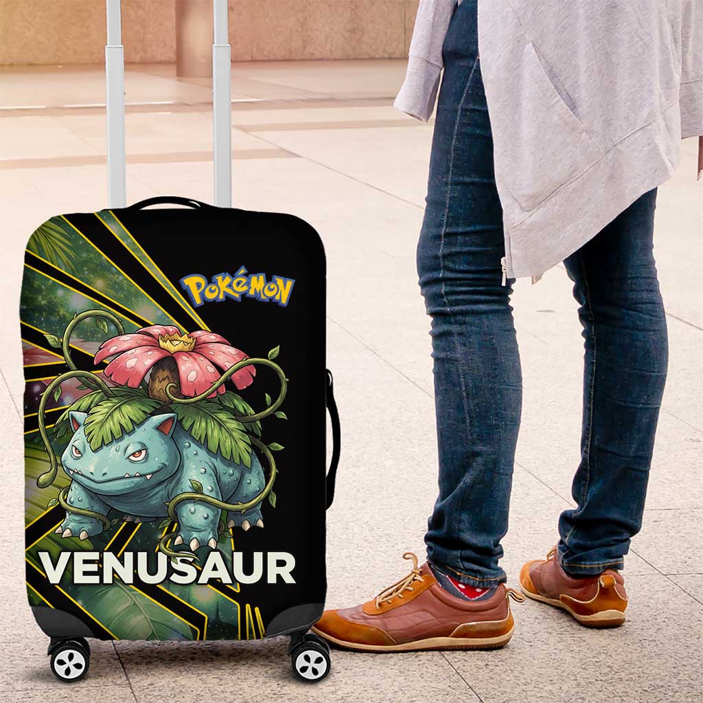Venusaur Poké Luggage Cover Jungle Flora Comic Style