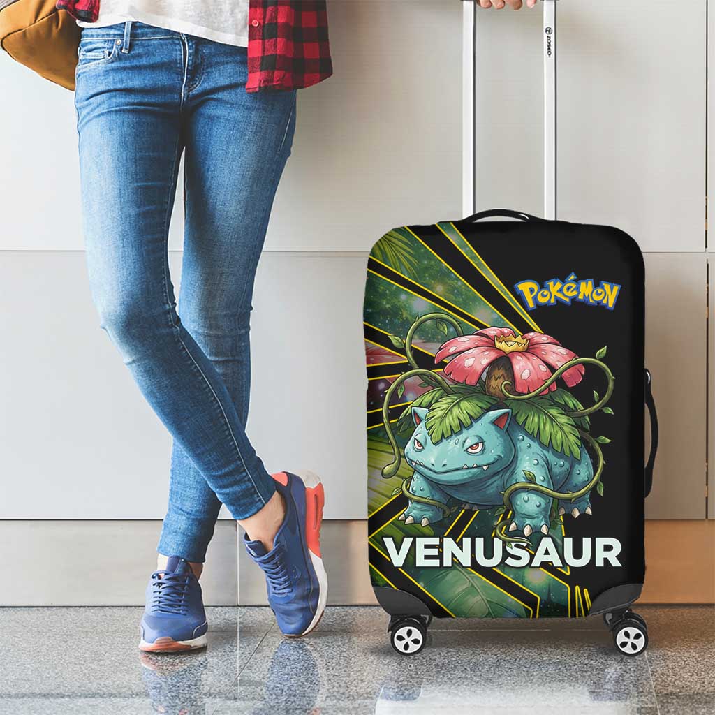 Venusaur Poké Luggage Cover Jungle Flora Comic Style