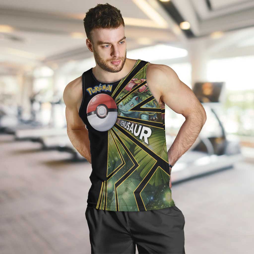 Venusaur Poké Men Tank Top Jungle Flora Comic Style