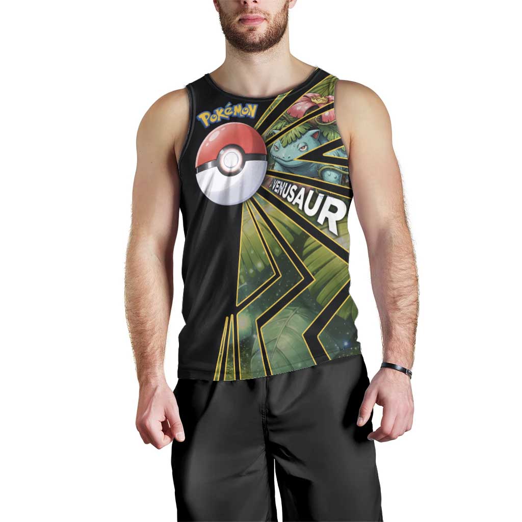 Venusaur Poké Men Tank Top Jungle Flora Comic Style