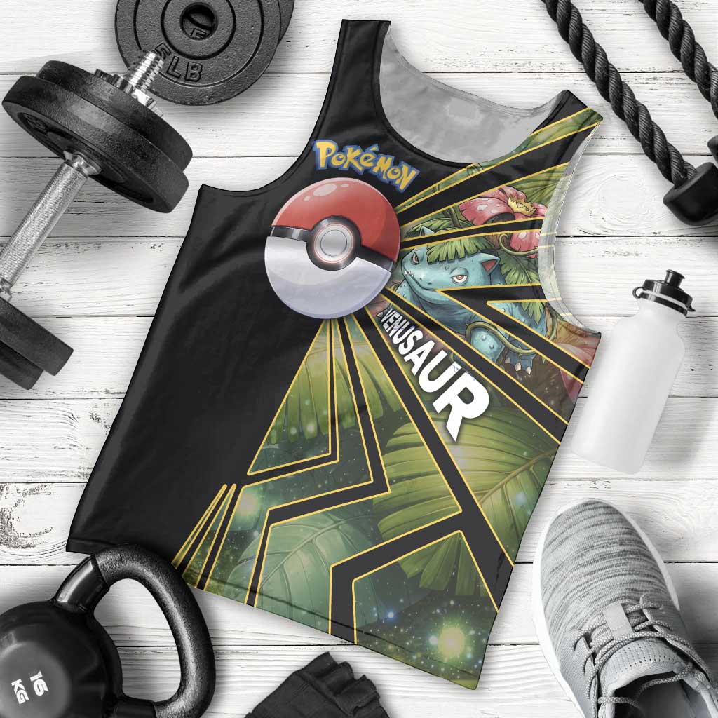 Venusaur Poké Men Tank Top Jungle Flora Comic Style