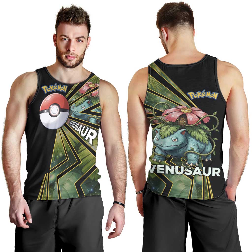 Venusaur Poké Men Tank Top Jungle Flora Comic Style