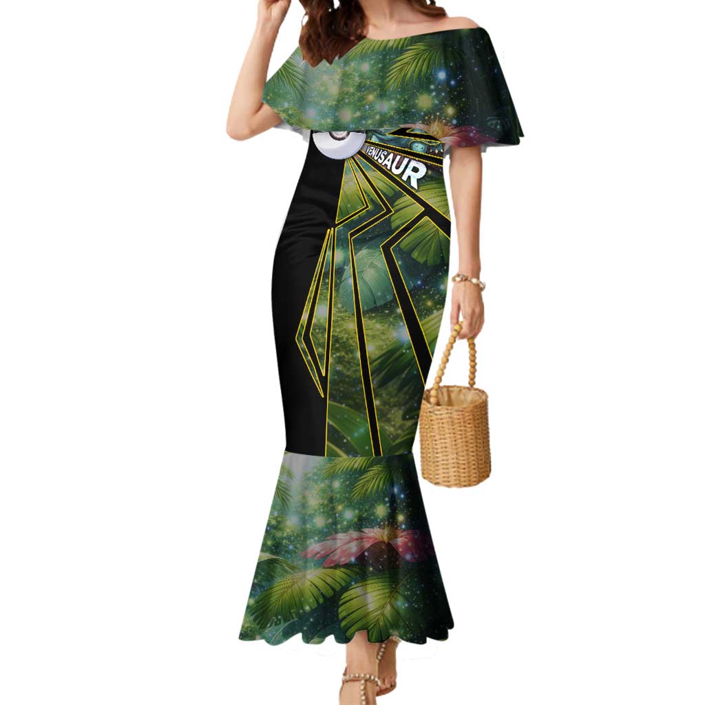 Venusaur Poké Mermaid Dress Jungle Flora Comic Style
