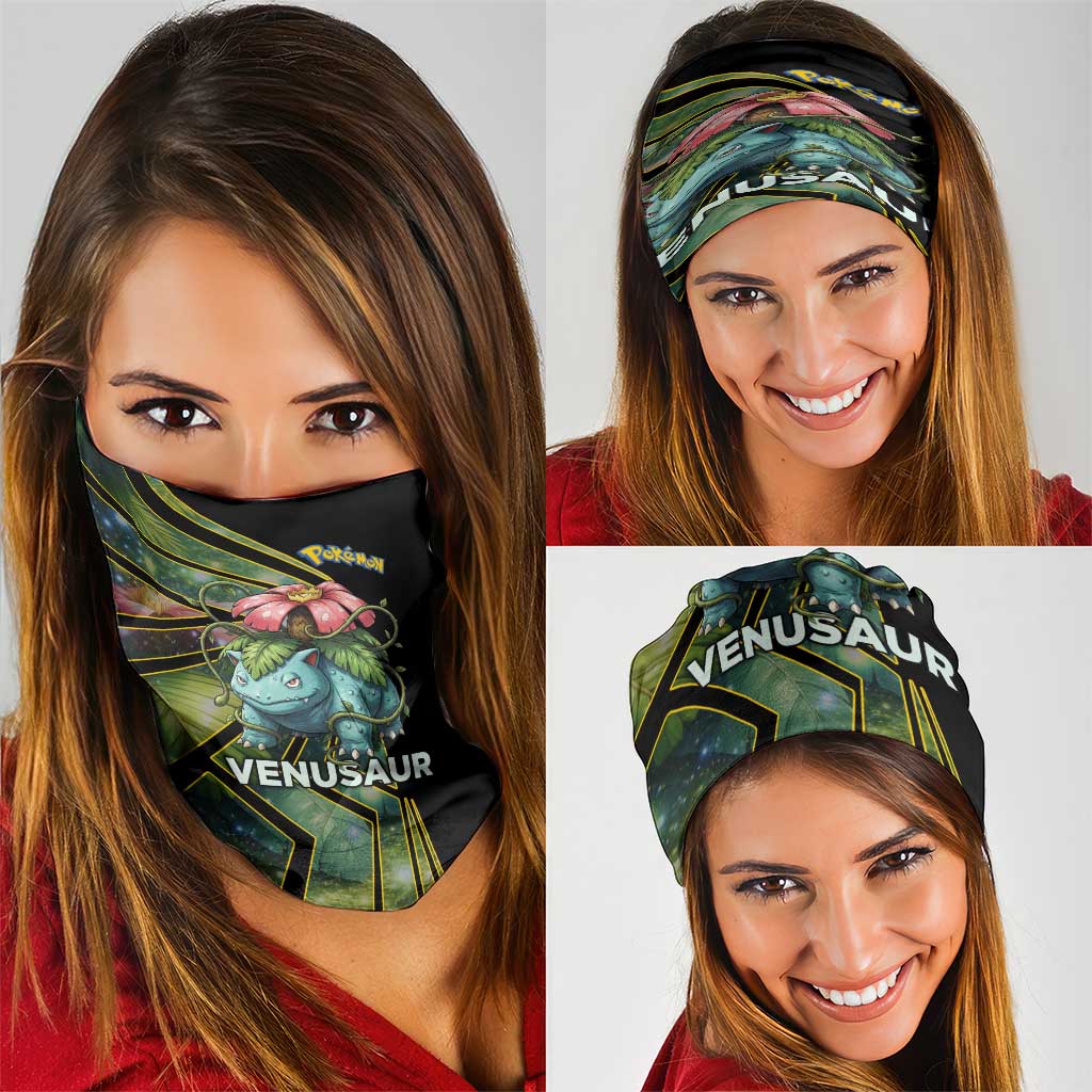Venusaur Poké Neck Gaiter Jungle Flora Comic Style