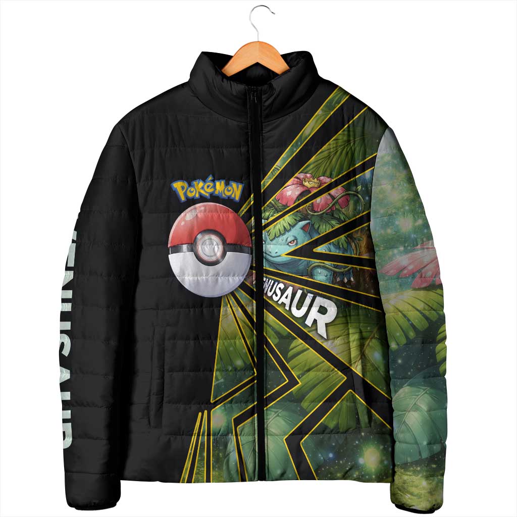 Venusaur Poké Padded Jacket Jungle Flora Comic Style