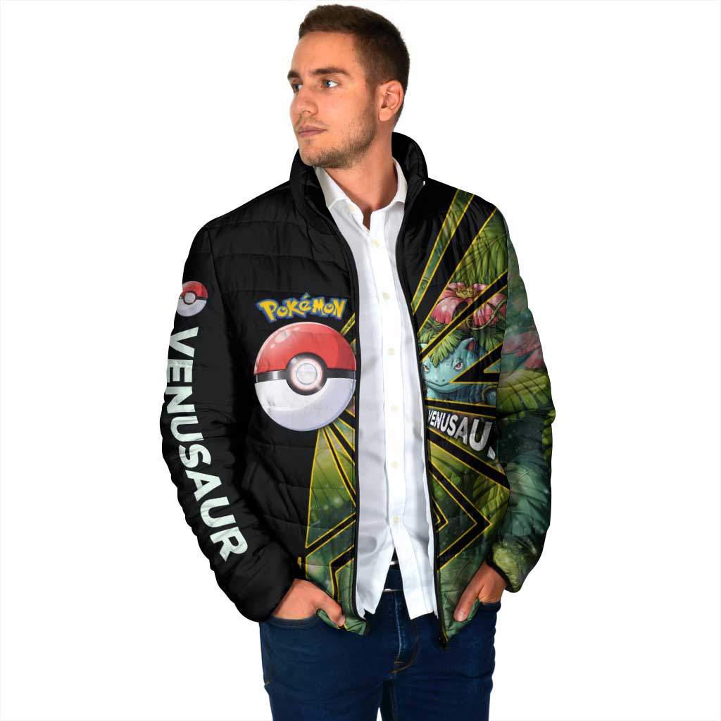 Venusaur Poké Padded Jacket Jungle Flora Comic Style