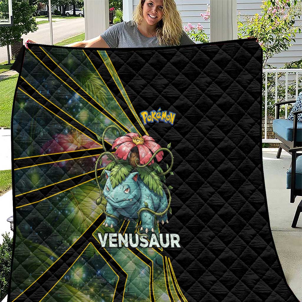Venusaur Poké Quilt Jungle Flora Comic Style