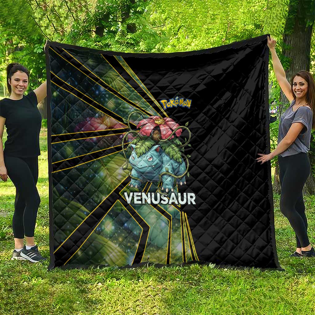 Venusaur Poké Quilt Jungle Flora Comic Style