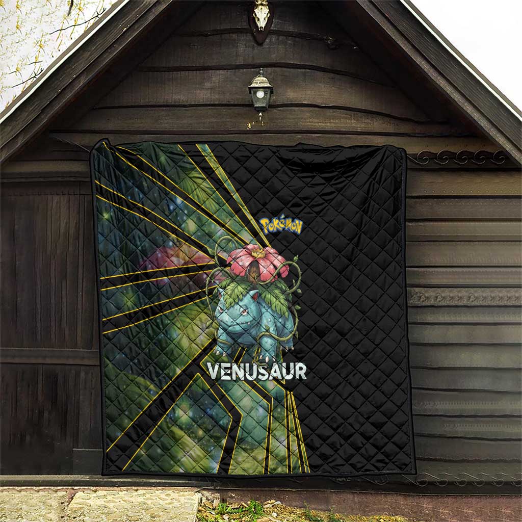 Venusaur Poké Quilt Jungle Flora Comic Style