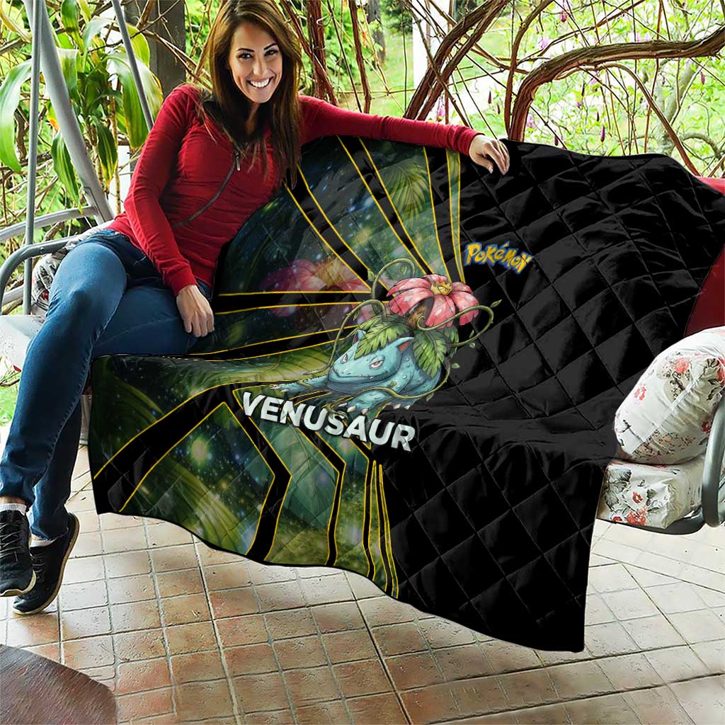 Venusaur Poké Quilt Jungle Flora Comic Style