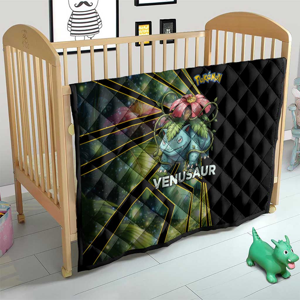 Venusaur Poké Quilt Jungle Flora Comic Style