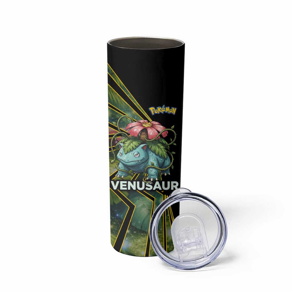 Venusaur Poké Skinny Tumbler Jungle Flora Comic Style