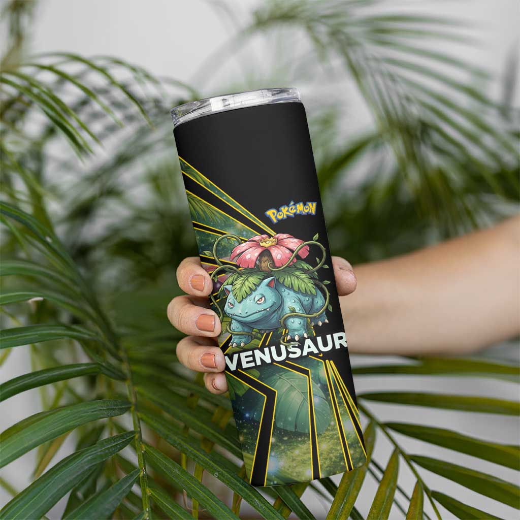 Venusaur Poké Skinny Tumbler Jungle Flora Comic Style