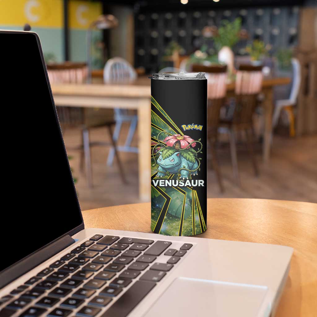 Venusaur Poké Skinny Tumbler Jungle Flora Comic Style
