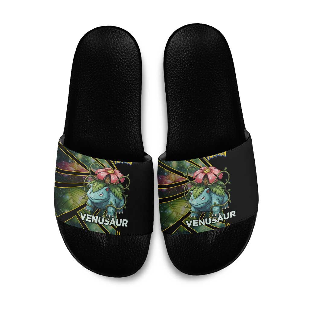 Venusaur Poké Slide Sandals Jungle Flora Comic Style