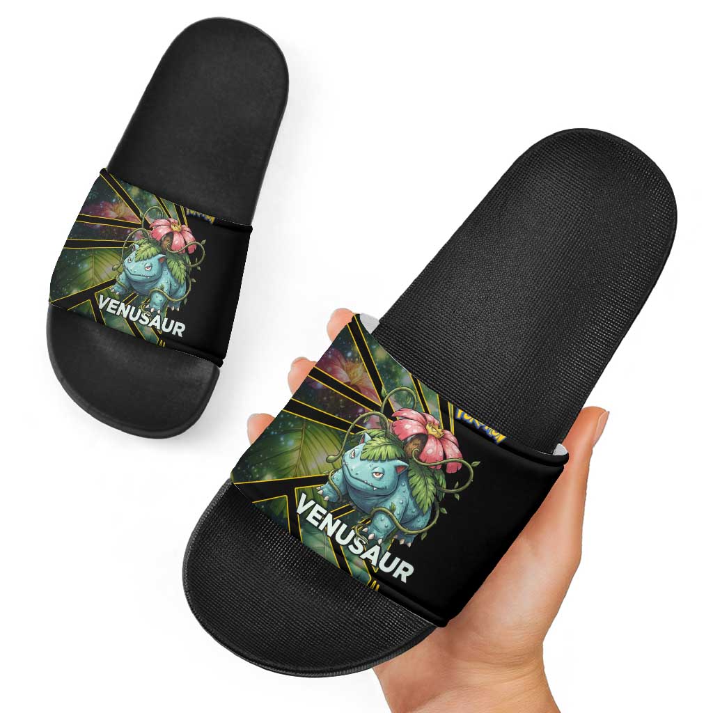 Venusaur Poké Slide Sandals Jungle Flora Comic Style
