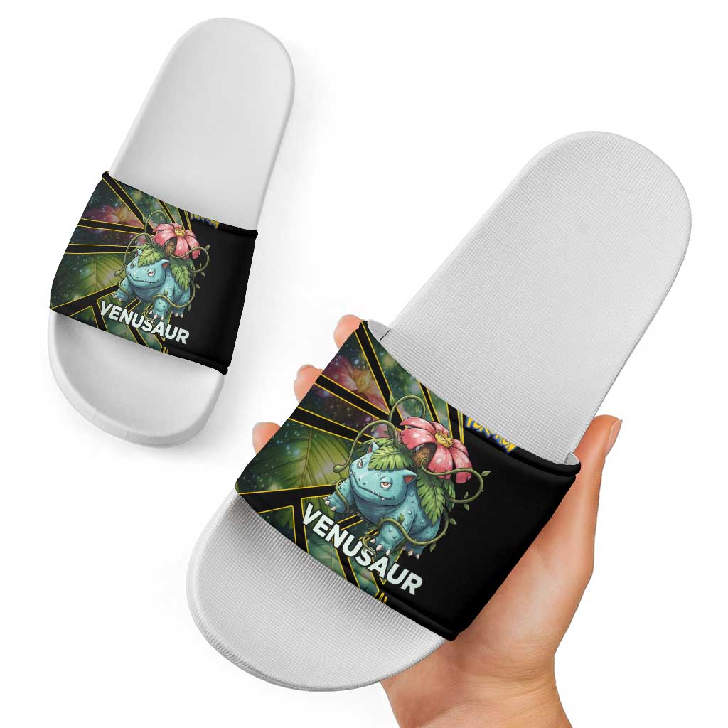 Venusaur Poké Slide Sandals Jungle Flora Comic Style