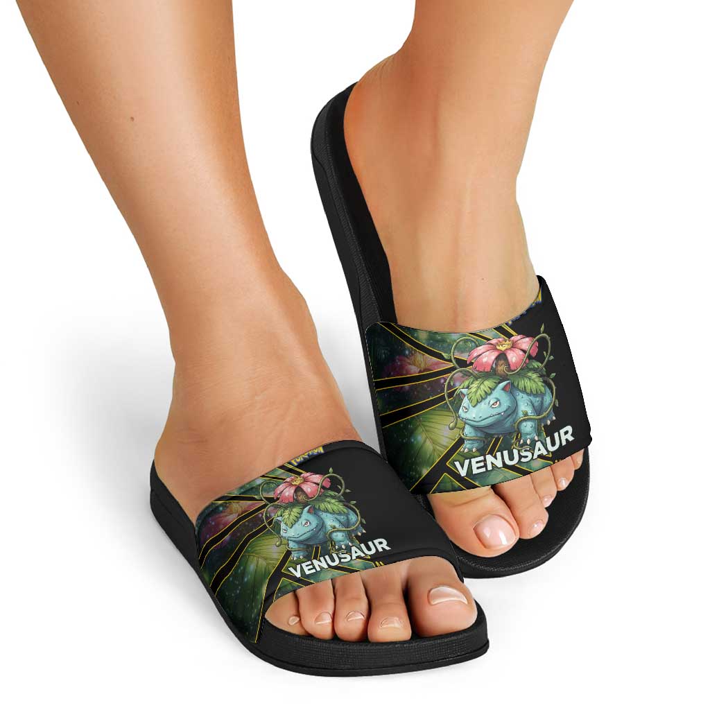 Venusaur Poké Slide Sandals Jungle Flora Comic Style
