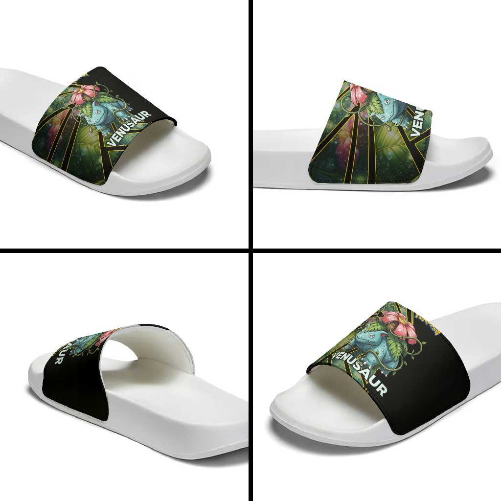 Venusaur Poké Slide Sandals Jungle Flora Comic Style