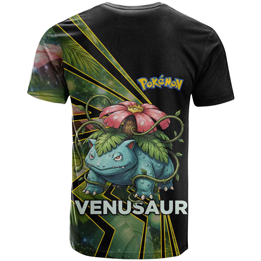 Venusaur Poké T Shirt Jungle Flora Comic Style