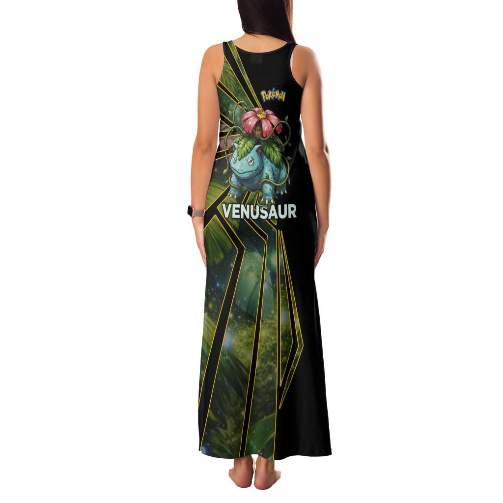 Venusaur Poké Tank Maxi Dress Jungle Flora Comic Style