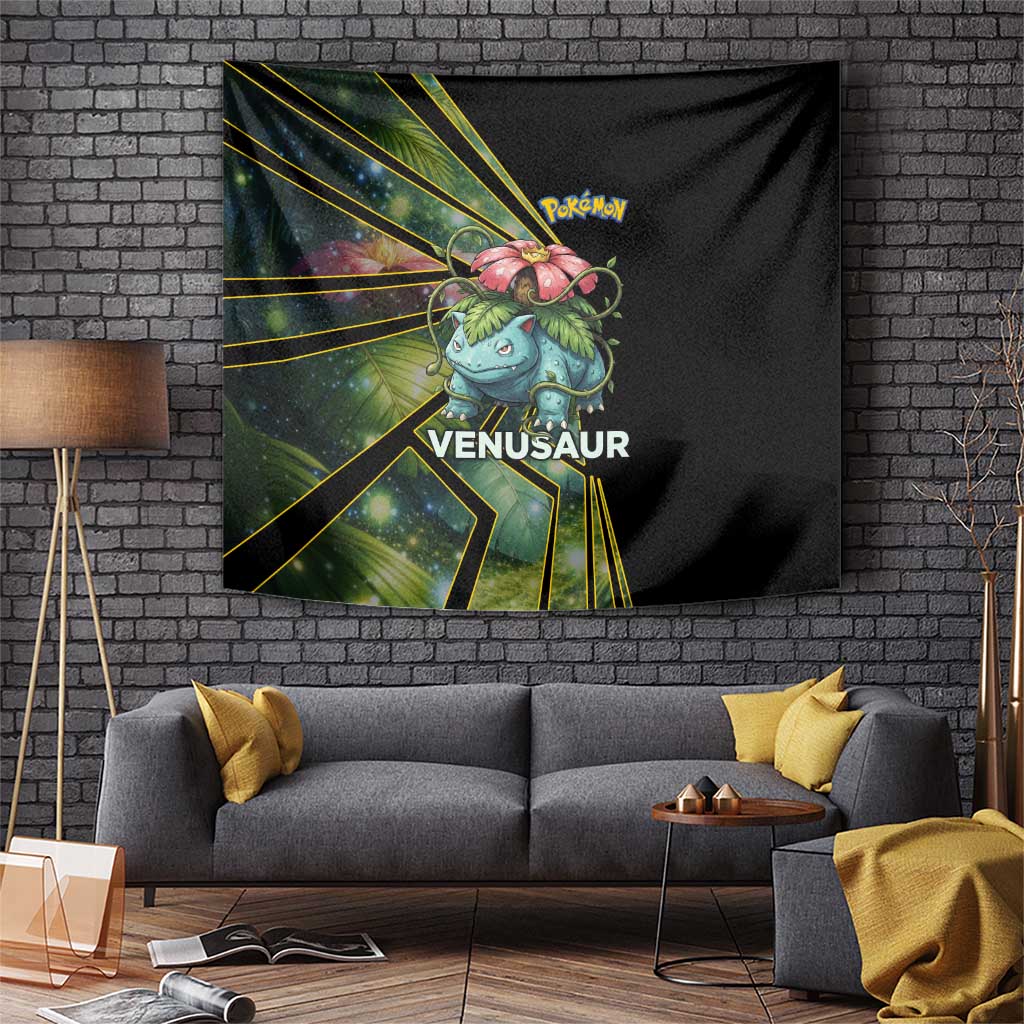 Venusaur Poké Tapestry Jungle Flora Comic Style