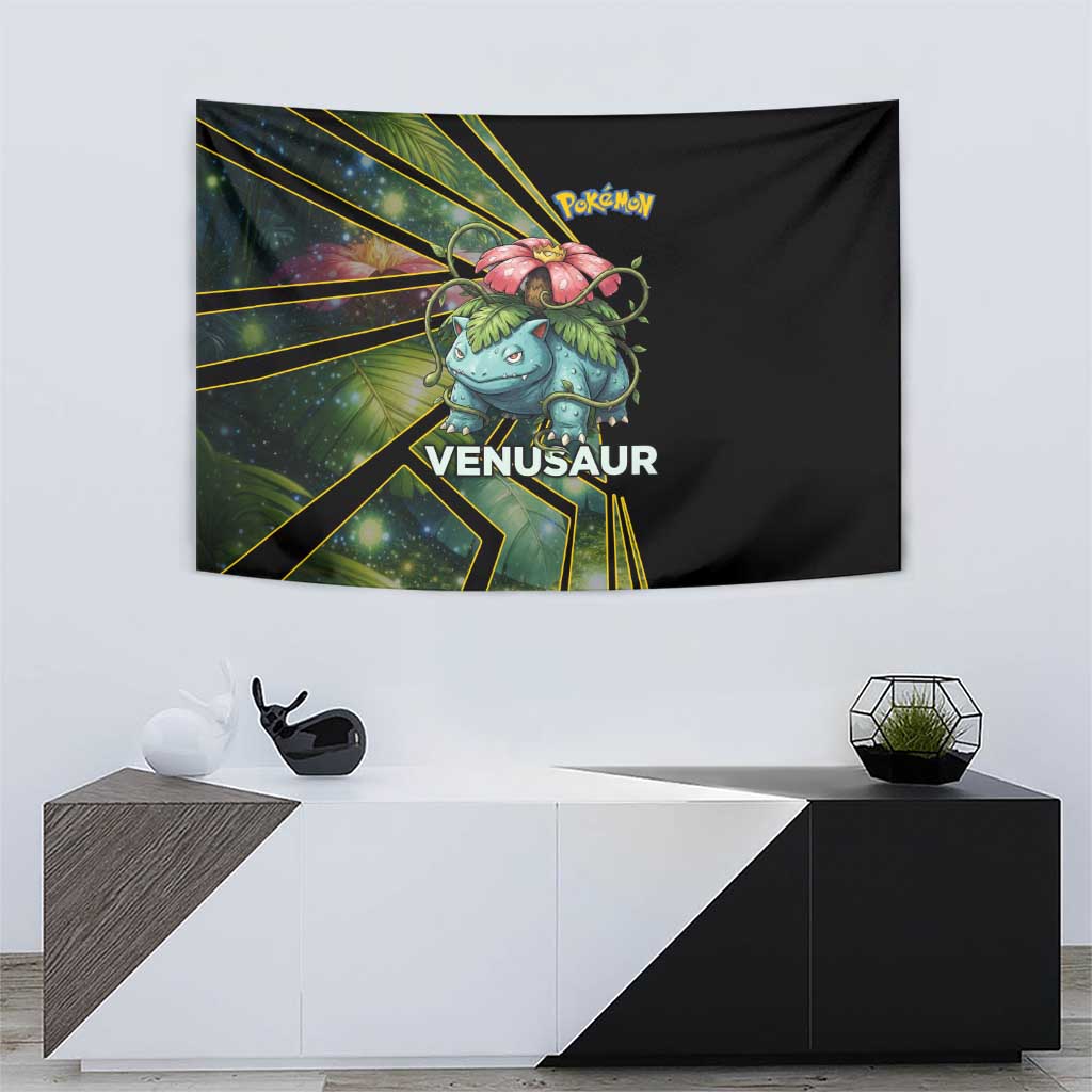Venusaur Poké Tapestry Jungle Flora Comic Style