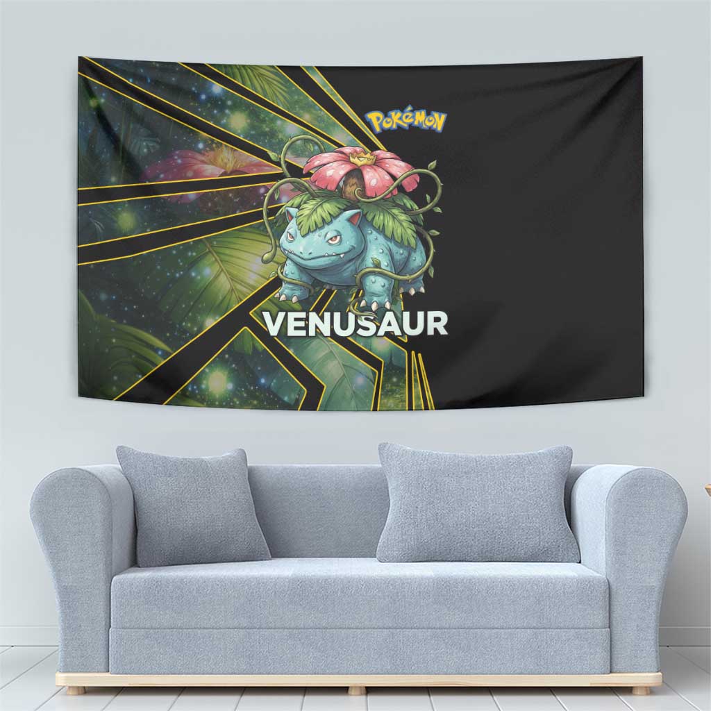 Venusaur Poké Tapestry Jungle Flora Comic Style