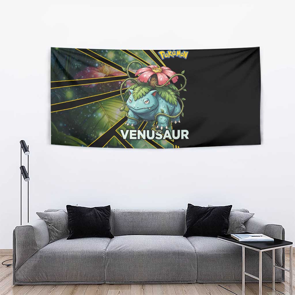 Venusaur Poké Tapestry Jungle Flora Comic Style