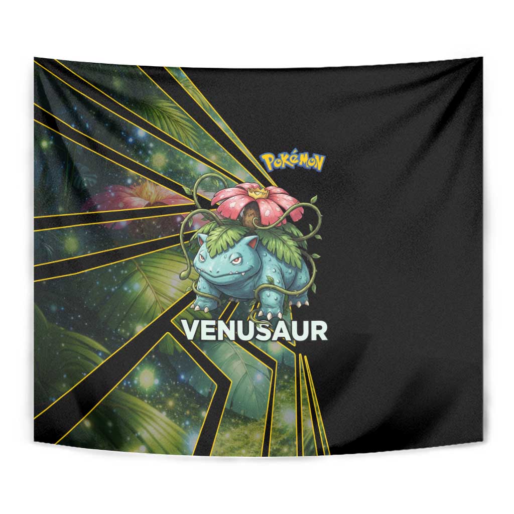 Venusaur Poké Tapestry Jungle Flora Comic Style