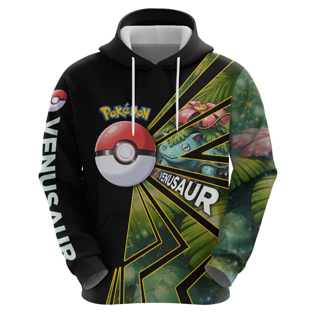 Venusaur Poké Zip Hoodie Jungle Flora Comic Style