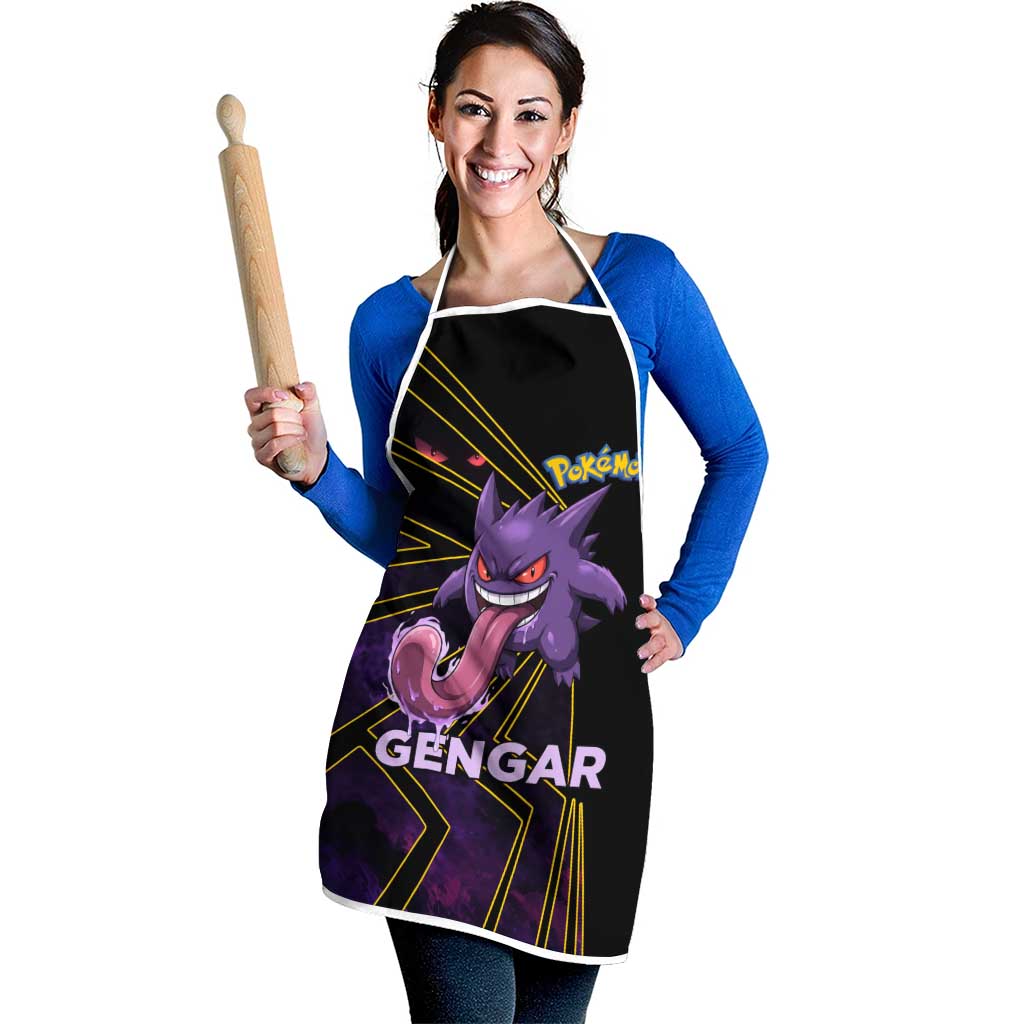 Gengar Poké Apron Neon Shadow Comic Style