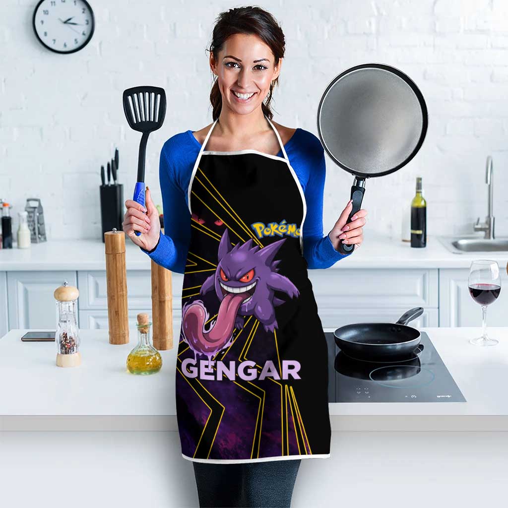 Gengar Poké Apron Neon Shadow Comic Style