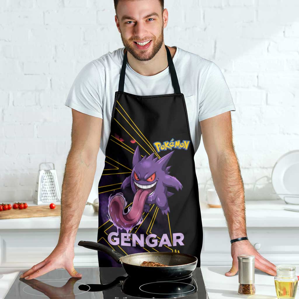 Gengar Poké Apron Neon Shadow Comic Style