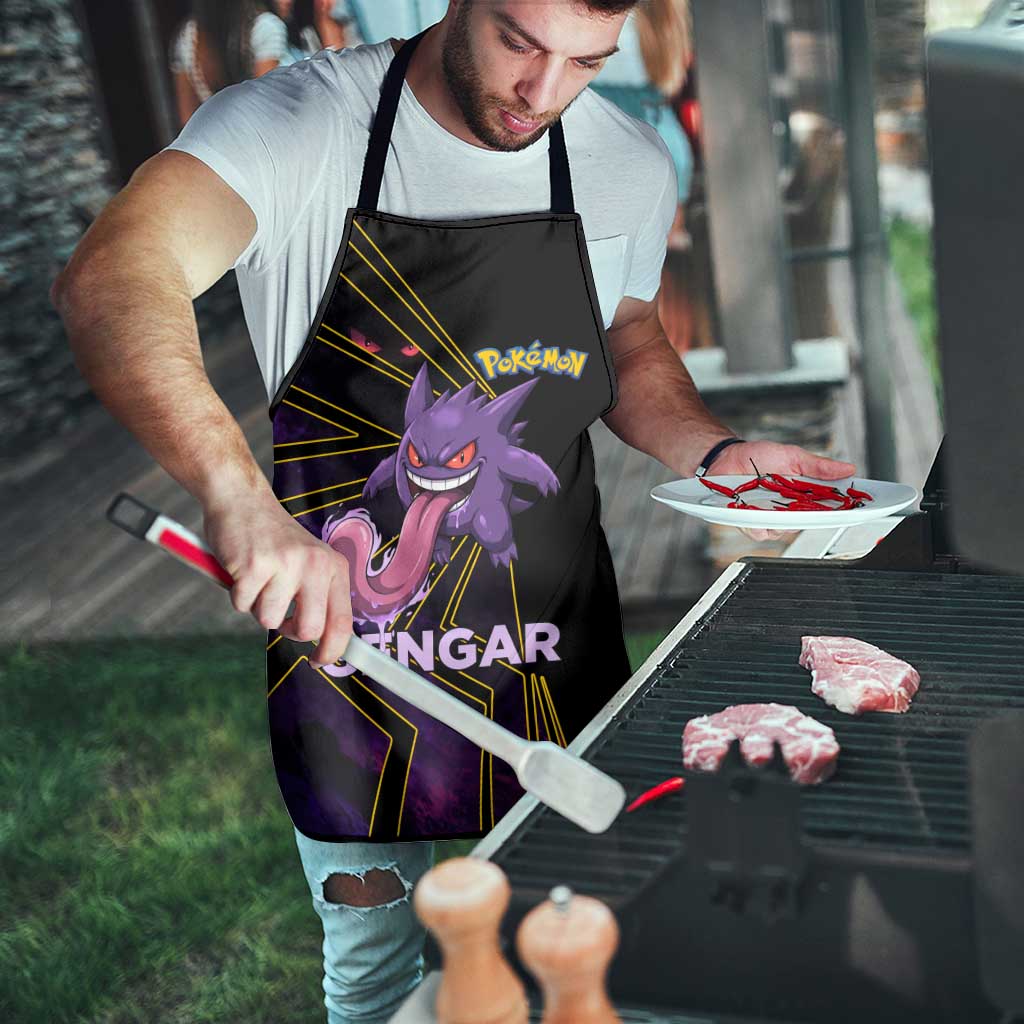 Gengar Poké Apron Neon Shadow Comic Style