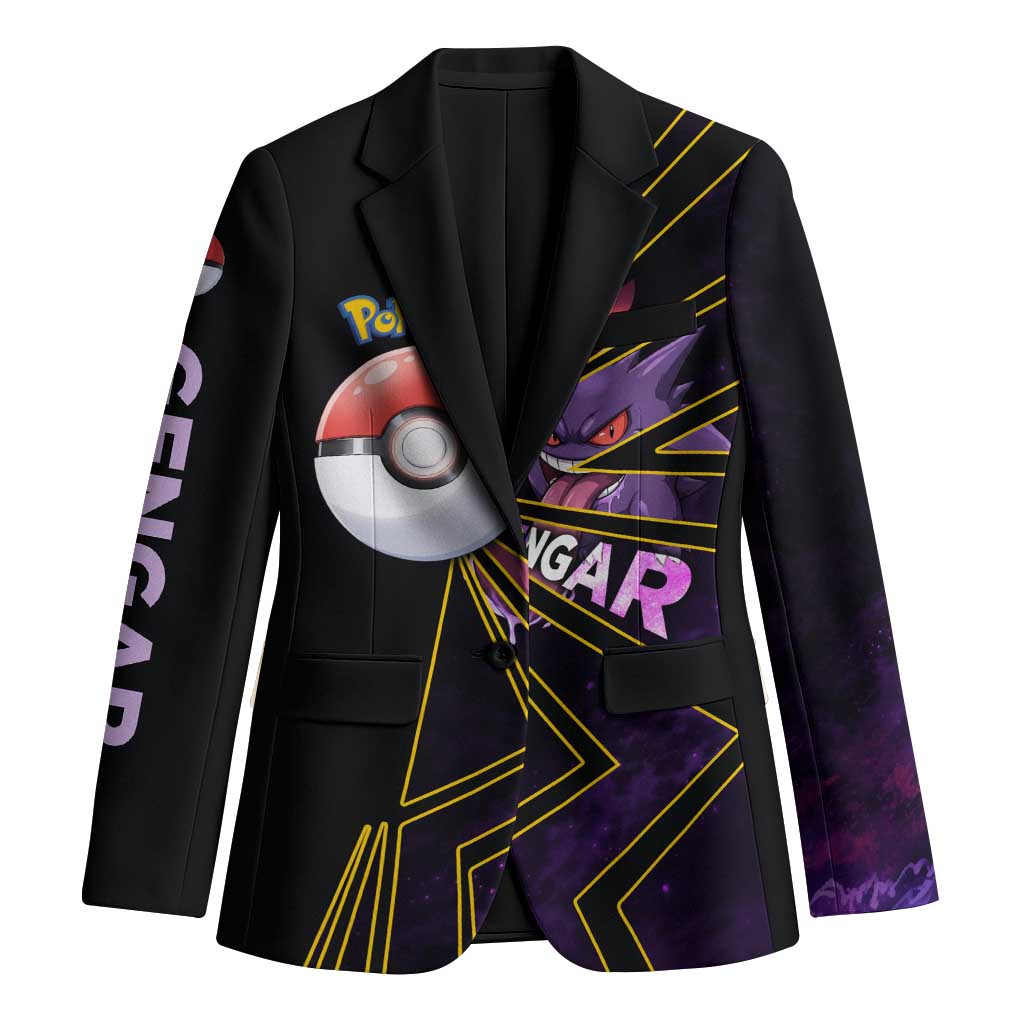 Gengar Poké Blazer Neon Shadow Comic Style