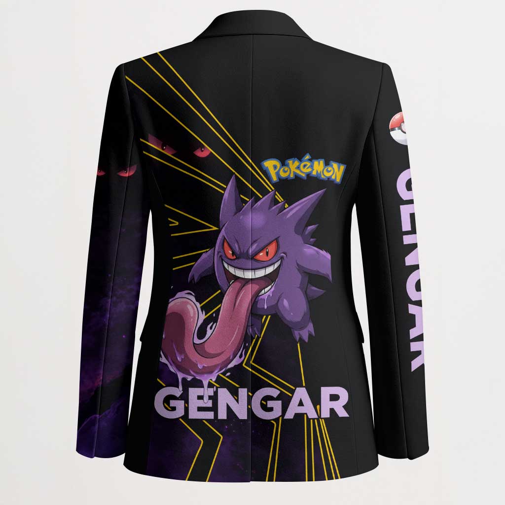 Gengar Poké Blazer Neon Shadow Comic Style