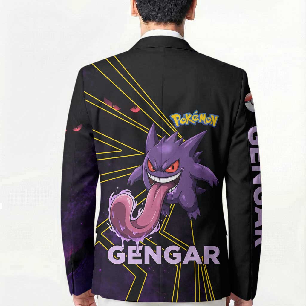 Gengar Poké Blazer Neon Shadow Comic Style