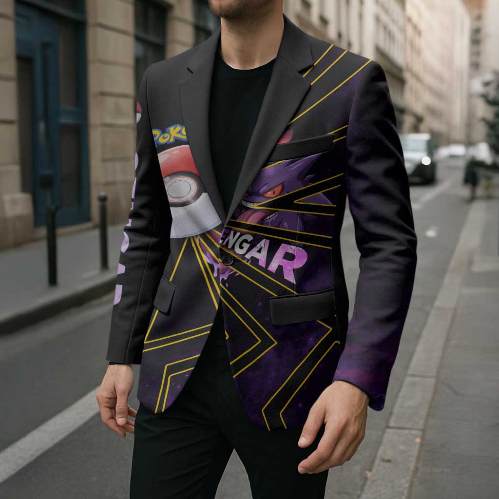 Gengar Poké Blazer Neon Shadow Comic Style