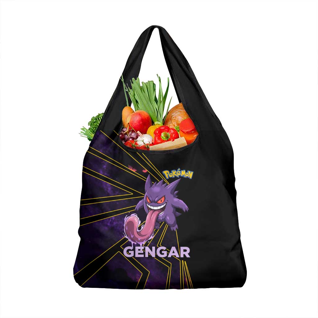 Gengar Poké Grocery Bag Neon Shadow Comic Style