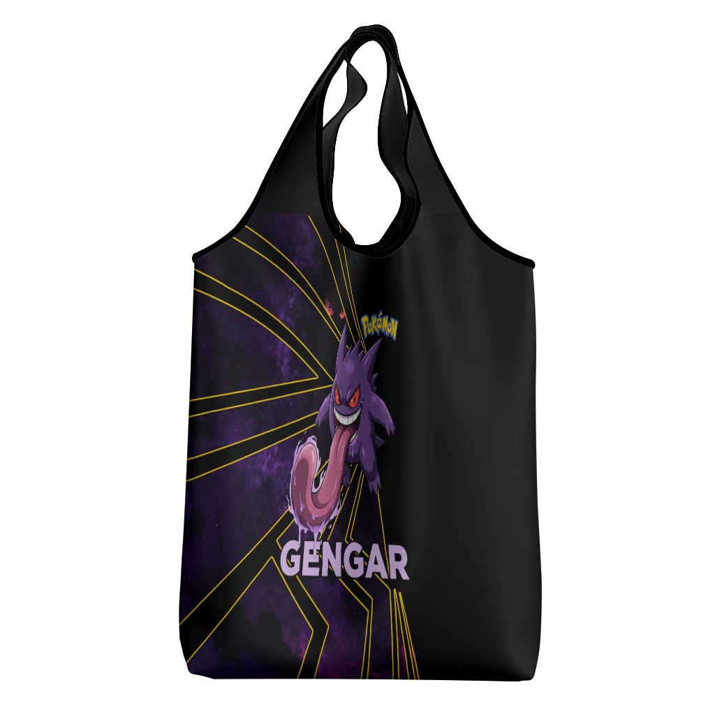 Gengar Poké Grocery Bag Neon Shadow Comic Style