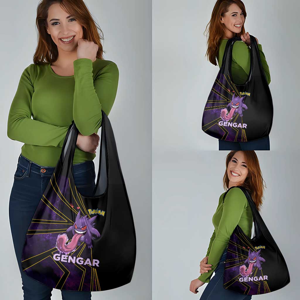 Gengar Poké Grocery Bag Neon Shadow Comic Style