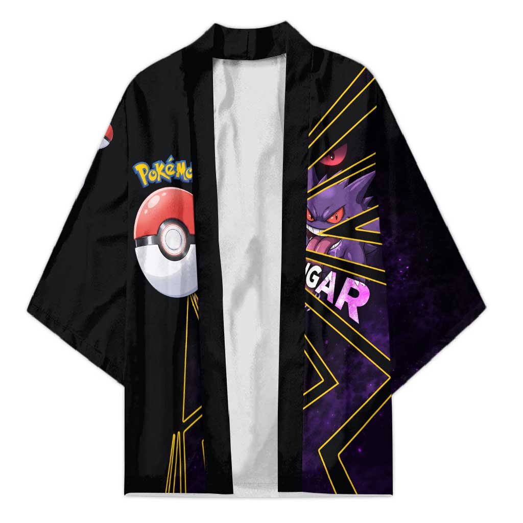 Gengar Poké Kimono Neon Shadow Comic Style