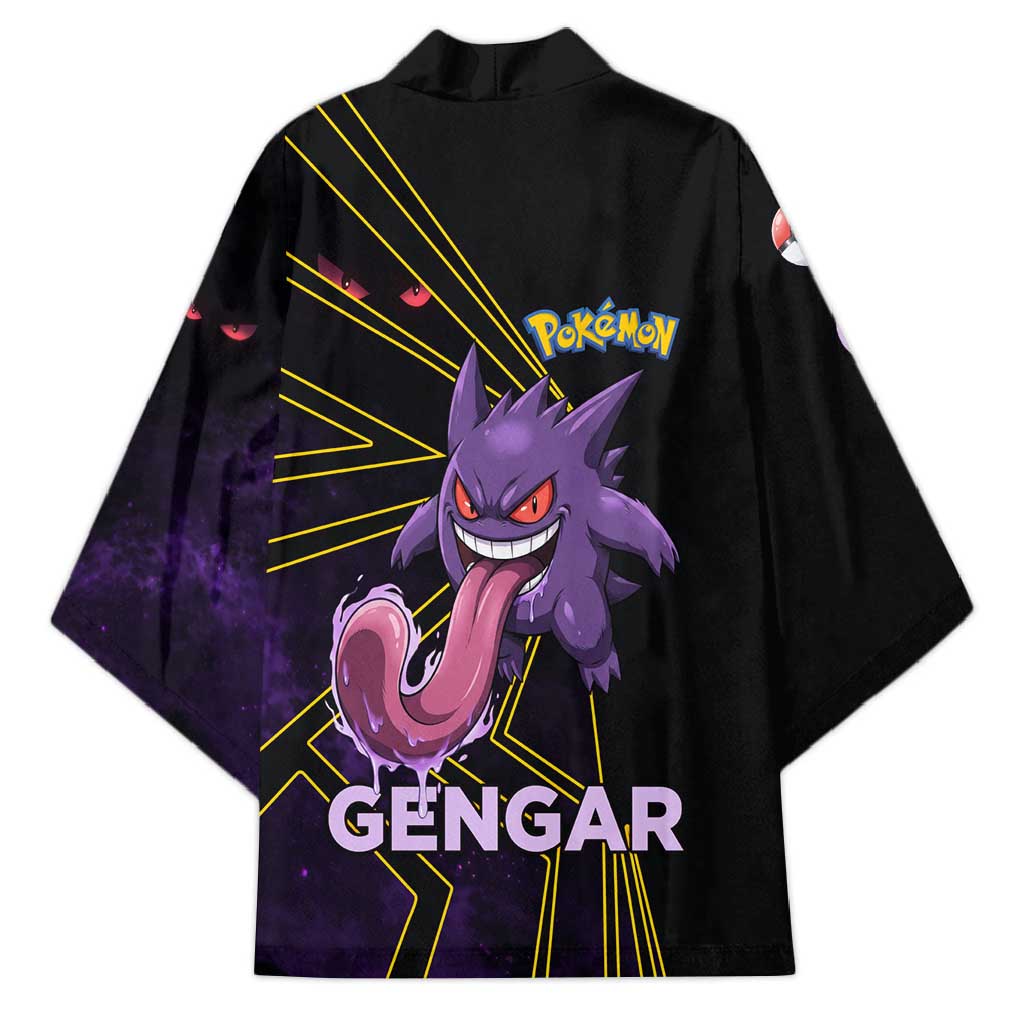 Gengar Poké Kimono Neon Shadow Comic Style