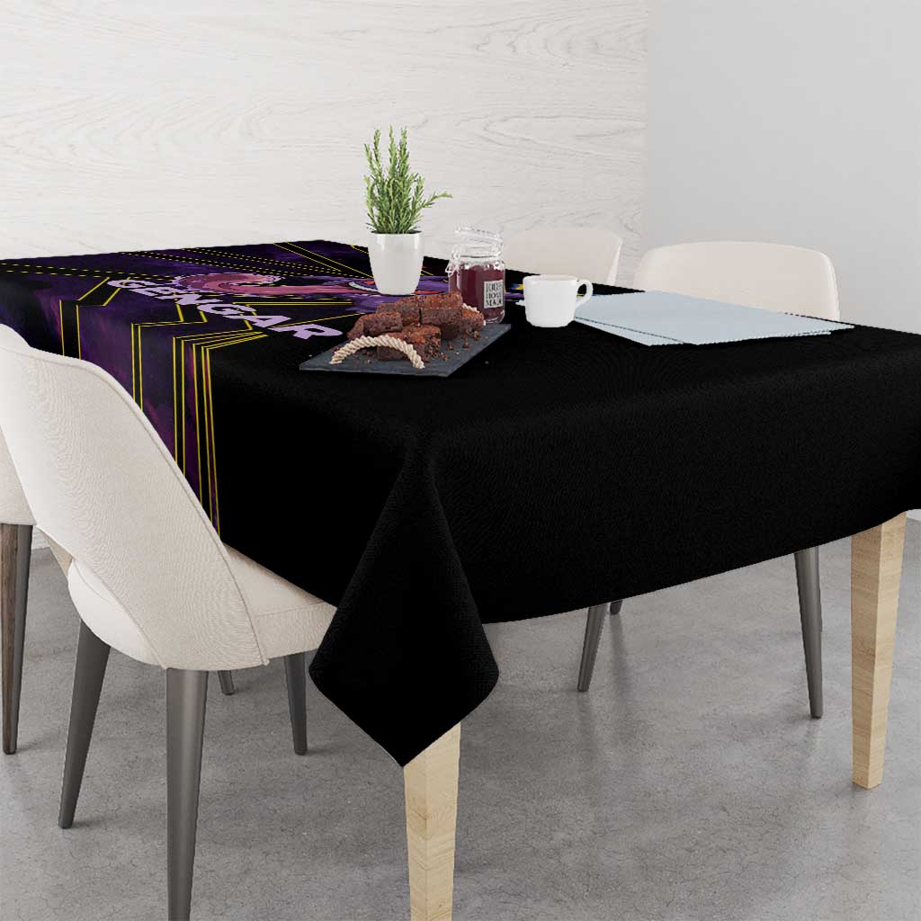 Gengar Poké Tablecloth Neon Shadow Comic Style