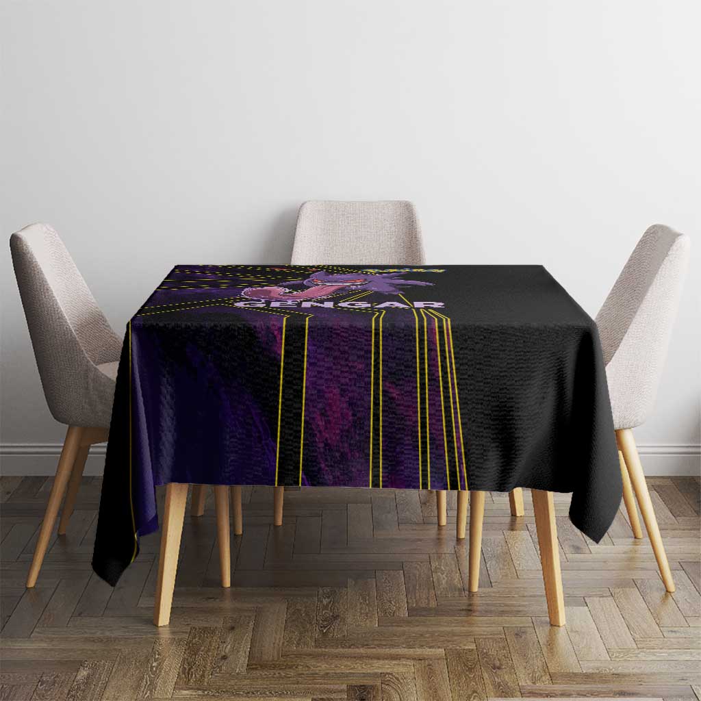 Gengar Poké Tablecloth Neon Shadow Comic Style